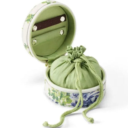 Quilted Travel Jewelry Case