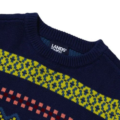 Boys Intarsia Holiday Crewneck