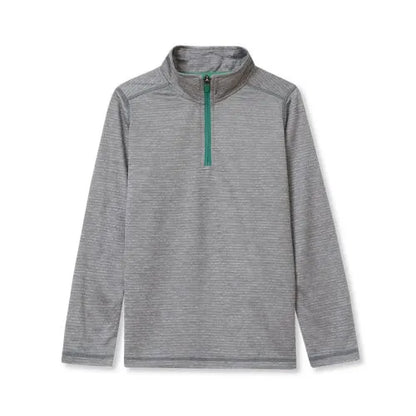 Boys Active Space Dye Quarter Zip Pullover