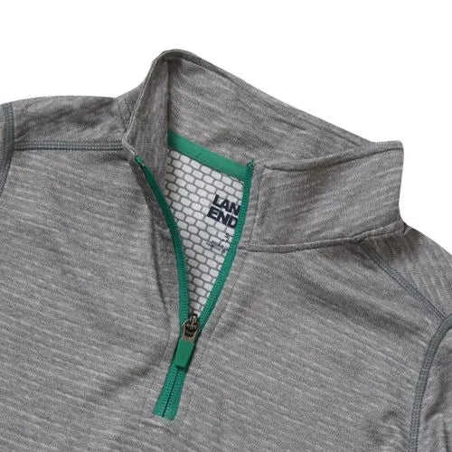 Boys Active Space Dye Quarter Zip Pullover