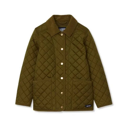 Girls Quilted Water Resistant Jacket