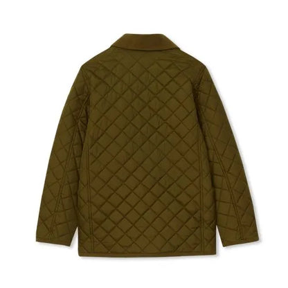 Girls Quilted Water Resistant Jacket