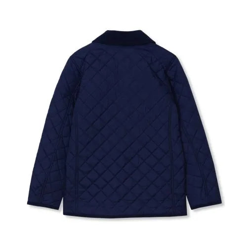 Girls Quilted Water Resistant Jacket