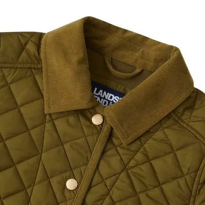 Girls Quilted Water Resistant Jacket