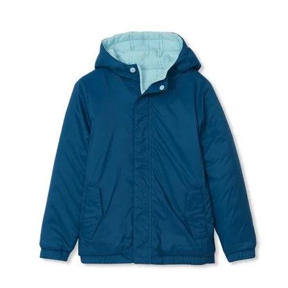 Kids Quilted Reversible Water Resistant Jacket