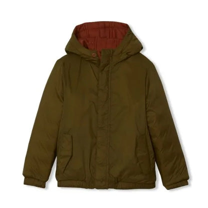 Kids Quilted Reversible Water Resistant Jacket