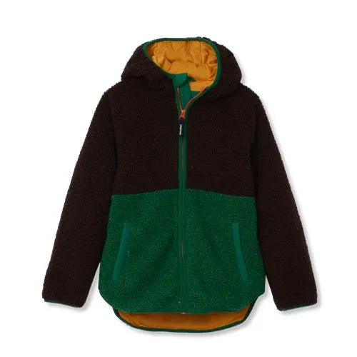 Kids Colorblock Sherpa Jacket