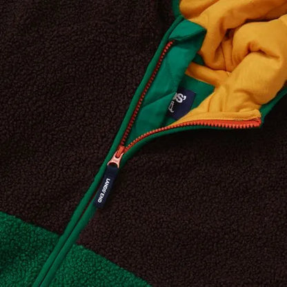 Kids Colorblock Sherpa Jacket