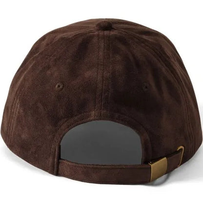 Faux Suede Baseball Cap