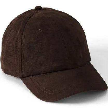 Faux Suede Baseball Cap