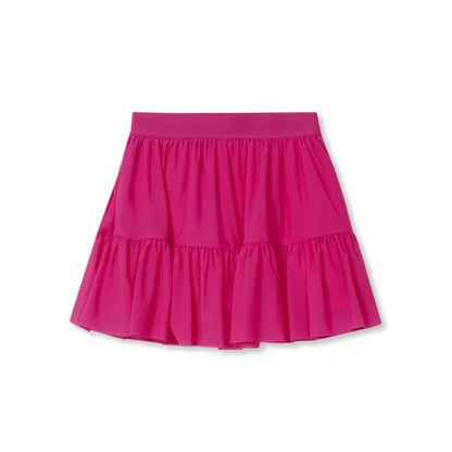 Girls Tiered Mesh Skort