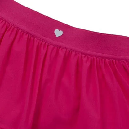 Girls Tiered Mesh Skort