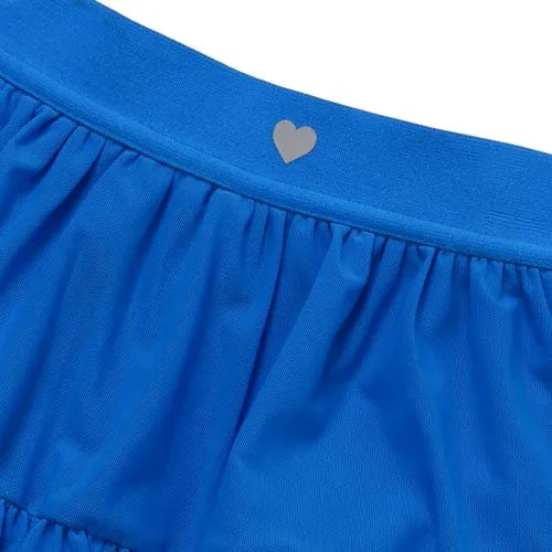Girls Tiered Mesh Skort