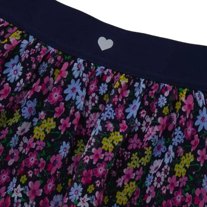 Girls Tiered Mesh Skort