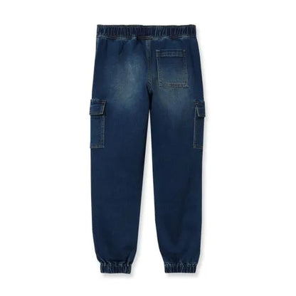 Boys Iron Knee Knit Denim Jogger
