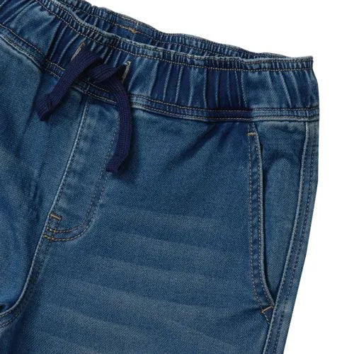 Boys Iron Knee Knit Denim Jogger