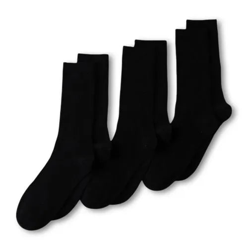 Men's Cotton Crew Socks 3 Pack