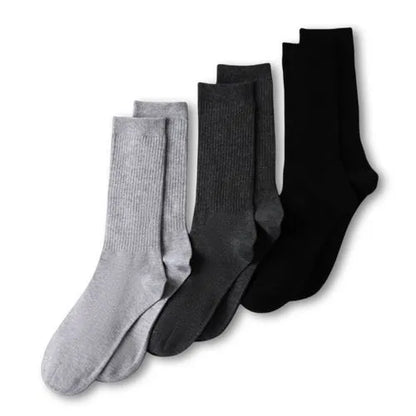 Men's Cotton Crew Socks 3 Pack