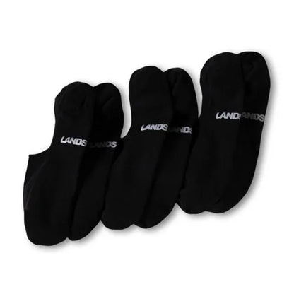 Men's Cotton No Show Socks 3 Pack