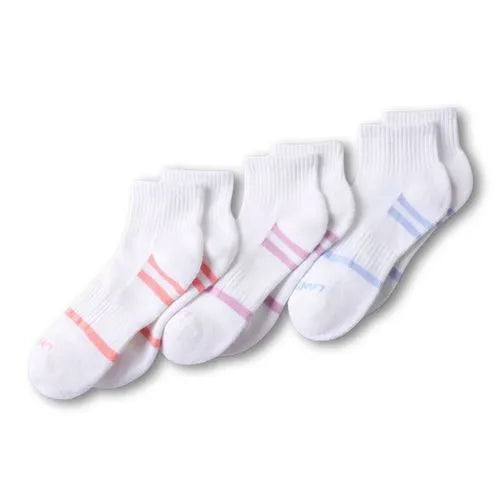 Women's Performance Cushion Quarter Crew Socks 3 Pack