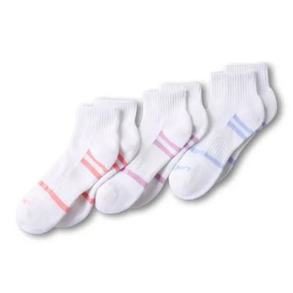 Women's Performance Cushion Quarter Crew Socks 3 Pack