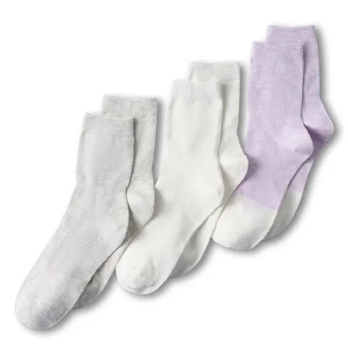 Women's Lightweight Slub Midi Socks 3 Pack