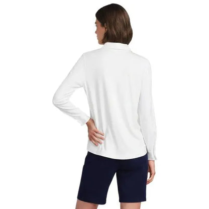 Women's Long Sleeve Button Front Garden Tee - Sunshade UPF 50 Quick Dry