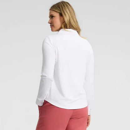 Women's Long Sleeve Button Front Garden Tee - Sunshade UPF 50 Quick Dry