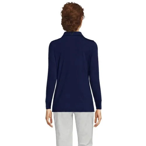 Women's Long Sleeve Garden Polo - Sunshade UPF 50 Quick Dry