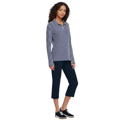 Women's Long Sleeve Garden Polo - Sunshade UPF 50 Quick Dry