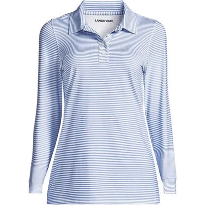 Women's Long Sleeve Garden Polo - Sunshade UPF 50 Quick Dry