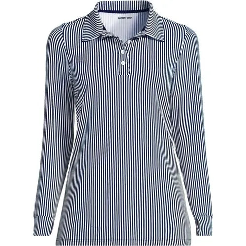 Women's Long Sleeve Garden Polo - Sunshade UPF 50 Quick Dry