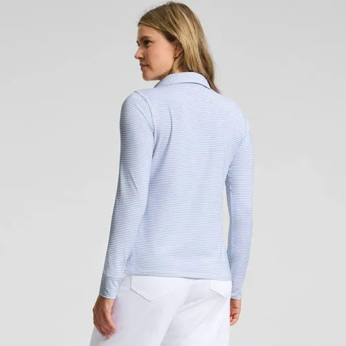 Women's Long Sleeve Garden Polo - Sunshade UPF 50 Quick Dry