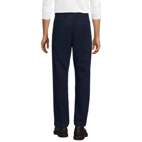 Men's Knockabout Comfort Waist Classic Straight Fit Flannel Lined Chino Pant