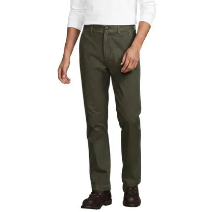 Men's Knockabout Comfort Waist Classic Straight Fit Flannel Lined Chino Pant