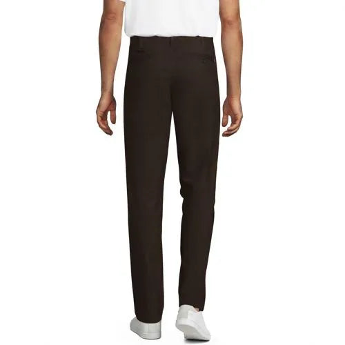 Men's Travel Kit Comfort Waist Classic Straight Fit Chino Pant
