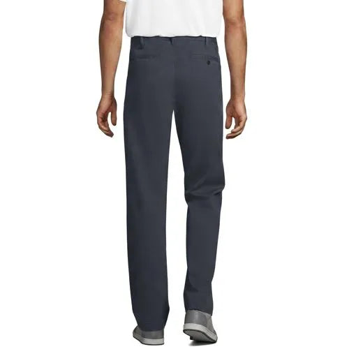 Men's Travel Kit Comfort Waist Classic Straight Fit Chino Pant