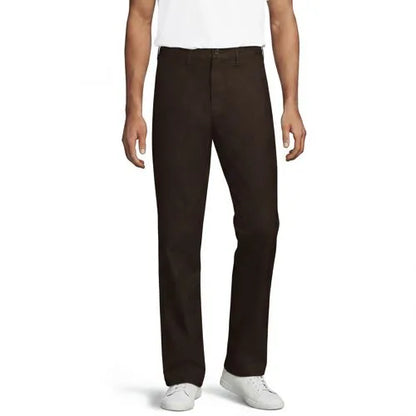 Men's Travel Kit Comfort Waist Classic Straight Fit Chino Pant