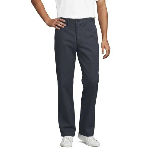 Men's Travel Kit Comfort Waist Classic Straight Fit Chino Pant