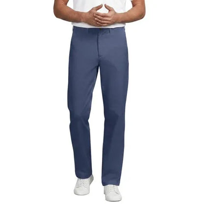 Men's Travel Kit Comfort Waist Classic Straight Fit Chino Pant