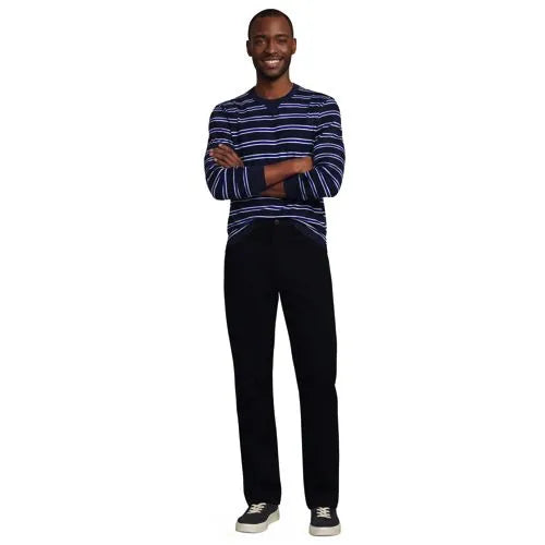 Men's Travel Kit Comfort Waist Classic Straight Fit Chino Pant