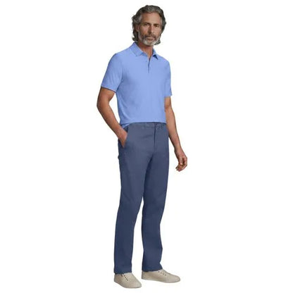 Men's Travel Kit Comfort Waist Classic Straight Fit Chino Pant