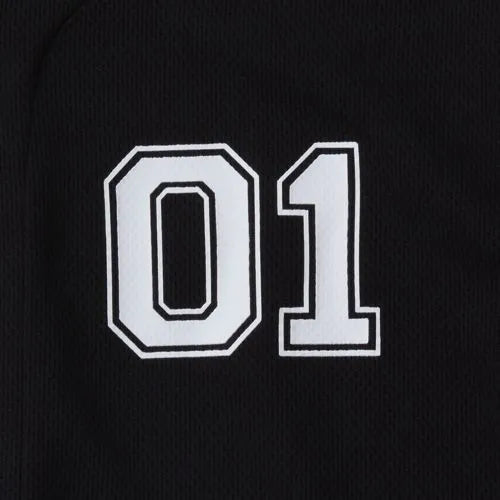 Boys Active Button Up Jersey Top