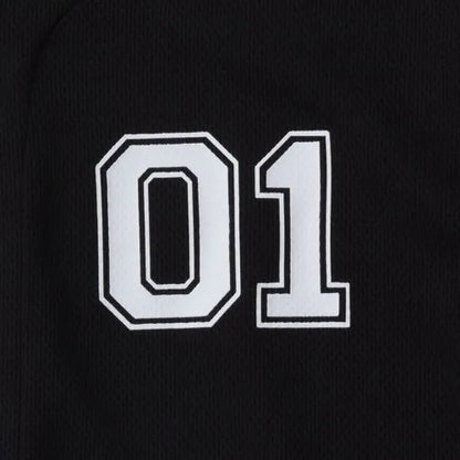 Boys Active Button Up Jersey Top