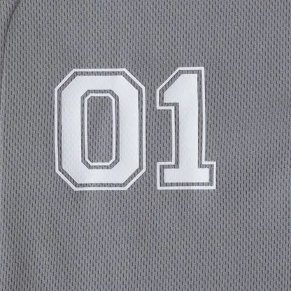 Boys Active Button Up Jersey Top