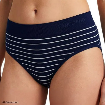 Women's Bikini Brief Cotton Comfort Seamless Basic Panties 3 Pack