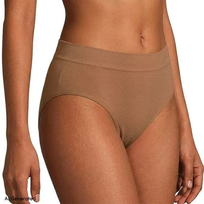 Women's Bikini Brief Cotton Comfort Seamless Basic Panties 3 Pack