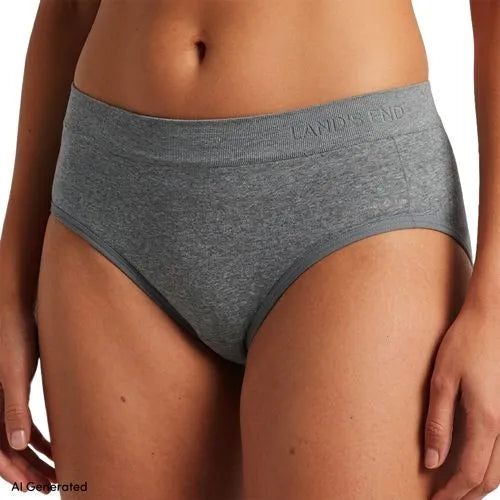 Women's Bikini Brief Cotton Comfort Seamless Basic Panties 3 Pack