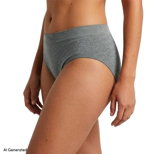 Women's Bikini Brief Cotton Comfort Seamless Basic Panties 3 Pack