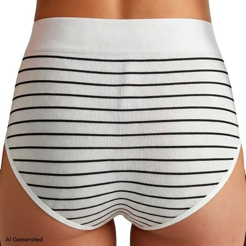 Women's Bikini Brief Cotton Comfort Seamless Basic Panties 3 Pack